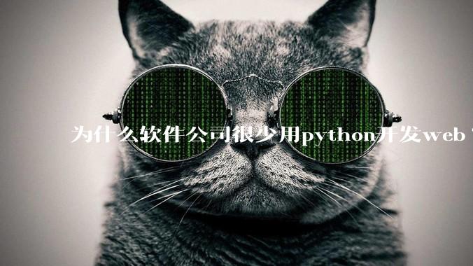 为什么软件公司很少用python开发web?